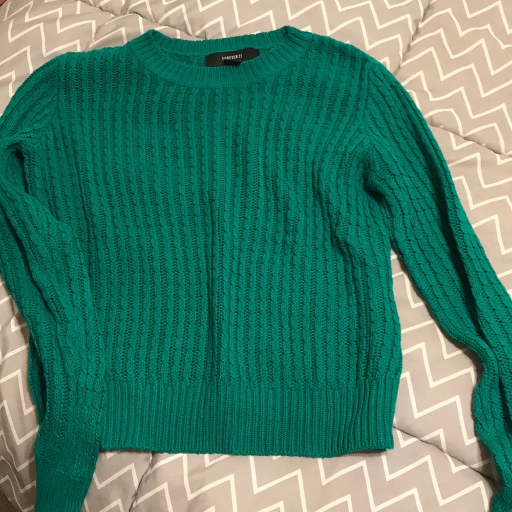 Green sweater